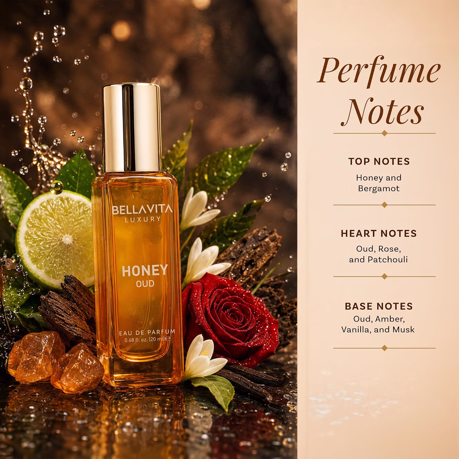 BellaVita Unisex 4-Piece Fragrance Set